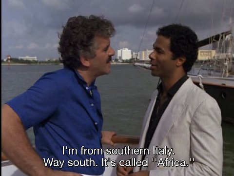 from southern Italy. Way south. It's called