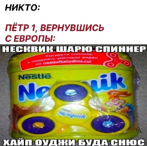 НИКТО ПЕТР 1, ВЕРНУВШИСЬ С ЕВРОПЫ: НЕСКВИК. БУДАСНЮС