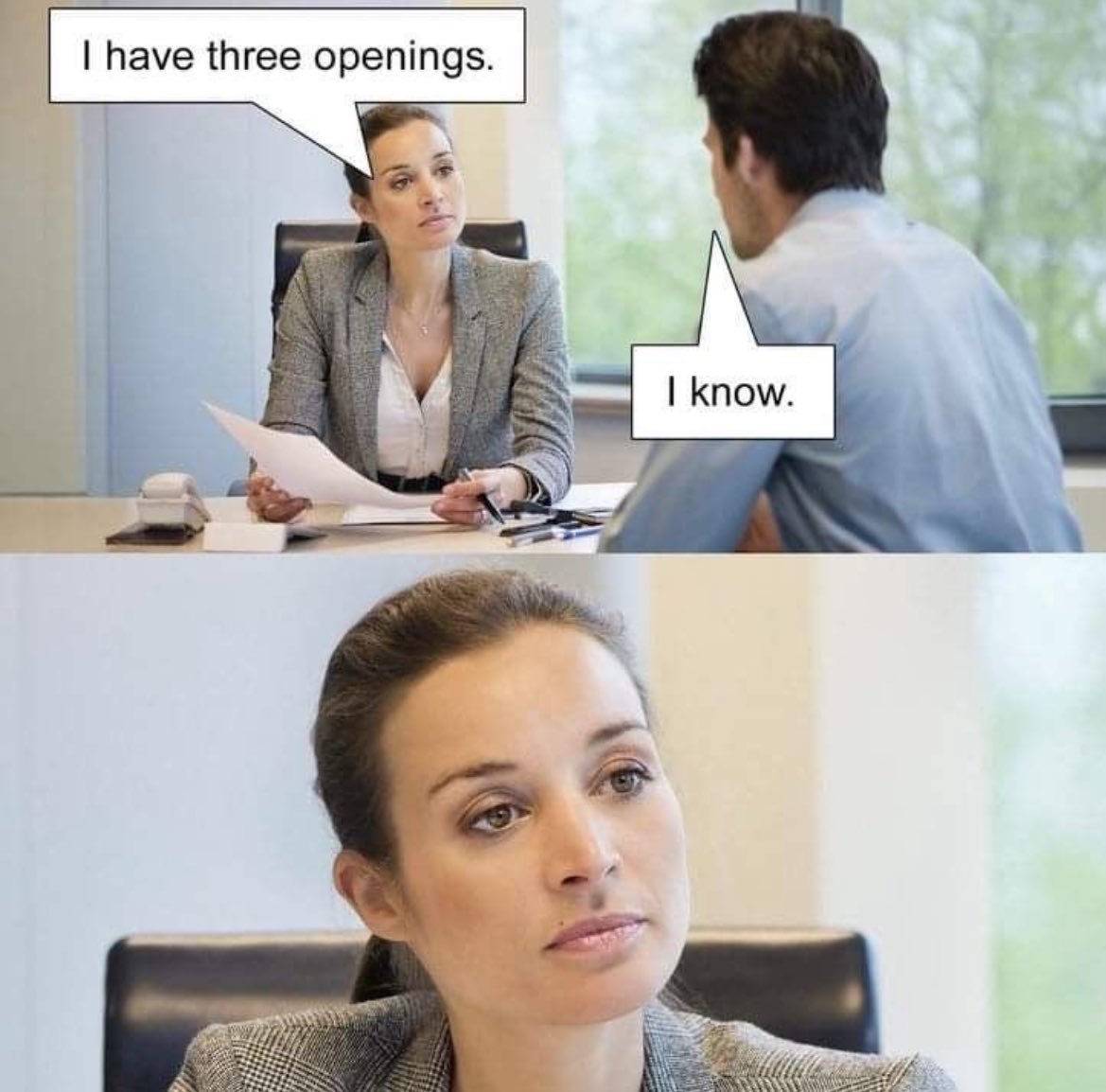 have three openings.