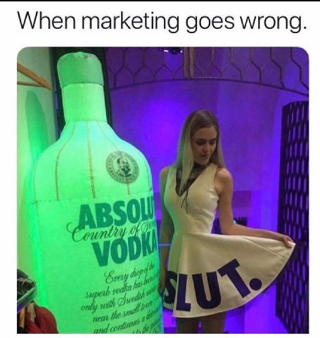 When marketing goes wrong.