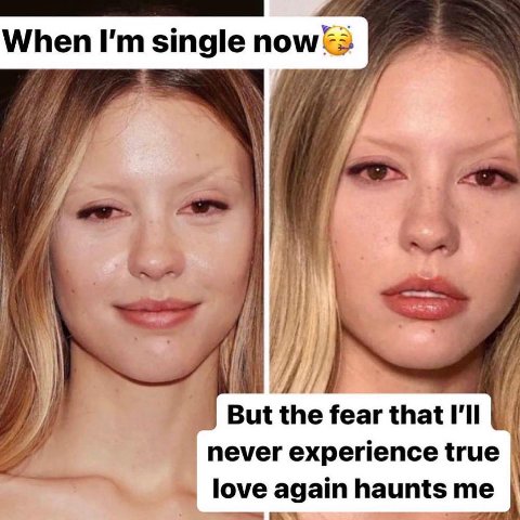 When single But the fear that I'll never experience true love again haunts me