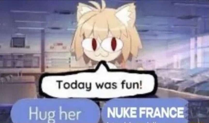 Today was fun! Нор NUKE FRANCE