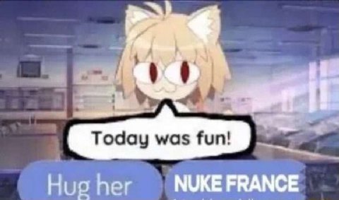 Today was fun! Нор NUKE FRANCE