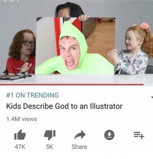 i #1 TRENDING Kids Describe God to an Illustrator views Share