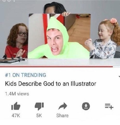 i #1 TRENDING Kids Describe God to an Illustrator views Share