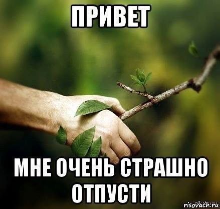ПРИВЕТ МНЕ ОЧЕНЬ СТРАШНО ОТПУСТИ