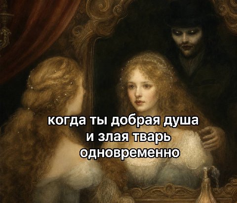 когда ты добрая душа и злая тварь одновременно