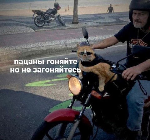 пацаны гоняйте но не загоняйтесь