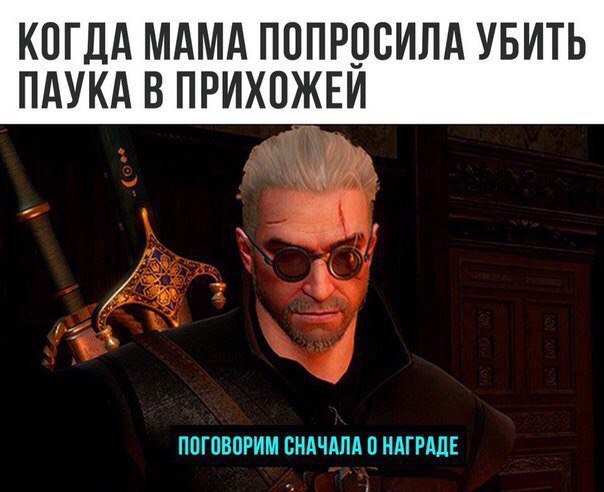 КОГДА МАМА ПОПРОСИЛА УБИТЬ ПАУКА В ПРИХОЖЕИ ПОГОВОРИМ СНАЧАЛА 0 НАГРАДЕ