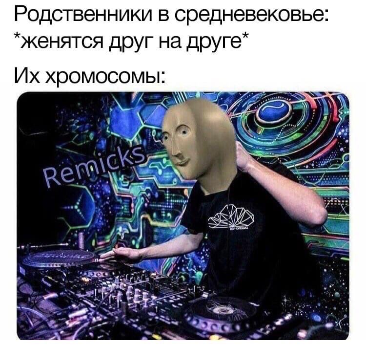Родственники в средневековье: *женятся друг на хромосомы: ‘A a