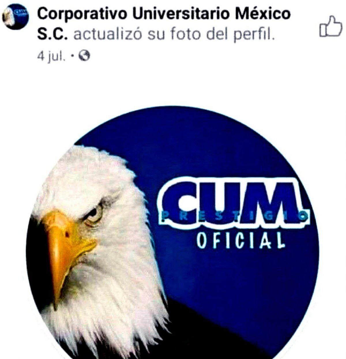У Corporativo Universitario México foto del perfil. 4jul.-@ OFICIAL
