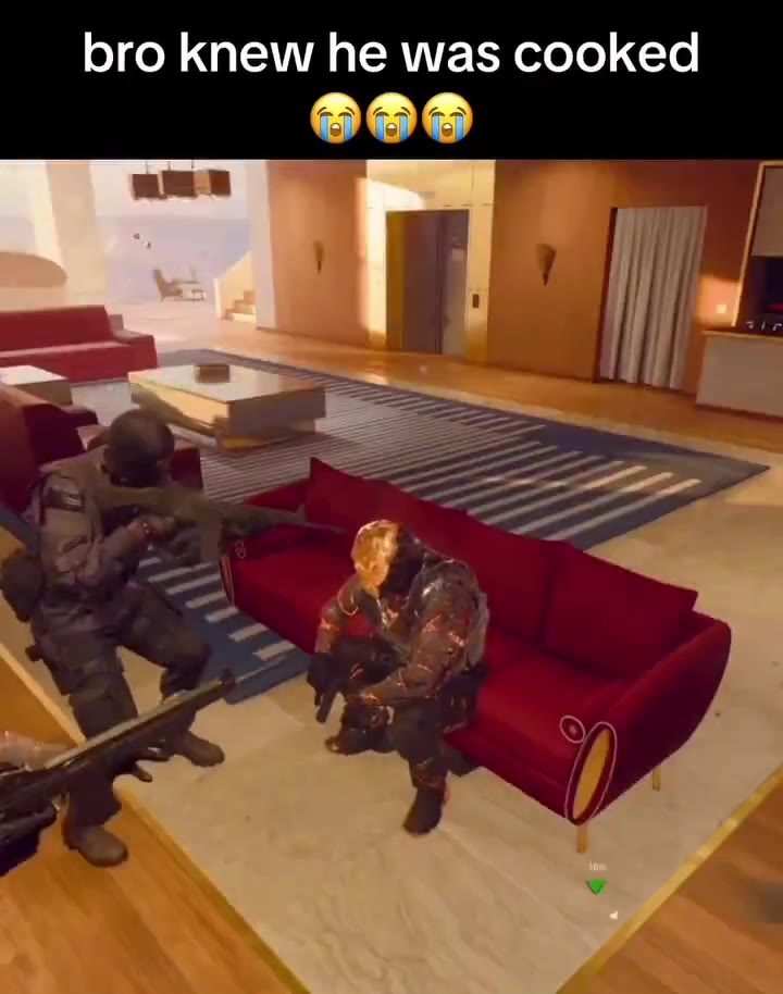 bro knew he was cooked
