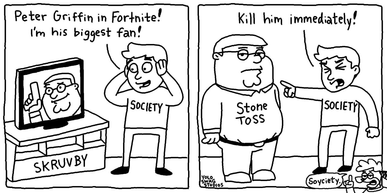 Peter Griffin Fortnite! him lim his biggest fan! ite
