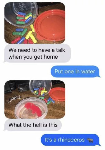 We need to have а talk when you get home What the hell is this