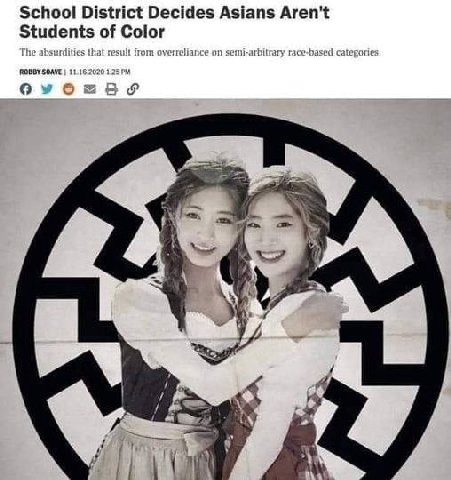 School District Decides Asians Aren't Students of Color В cry i