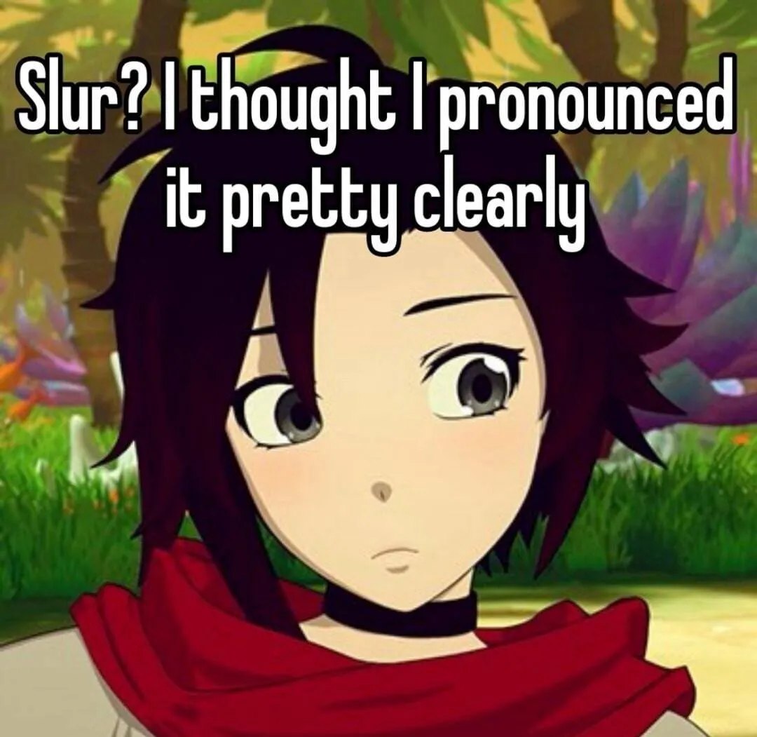 Slur? thought pronounced it clearly