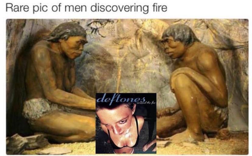 Ваге of men discovering fire Me