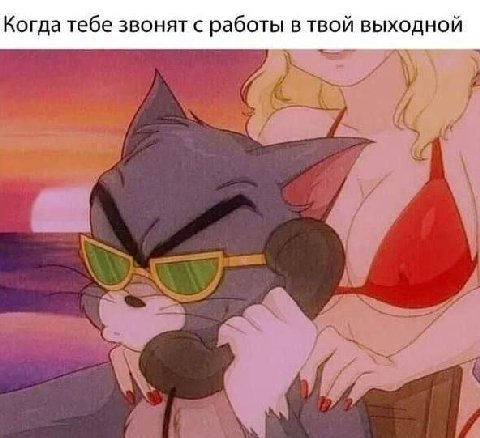 Когда тебе звонят с работы в твой выходной
