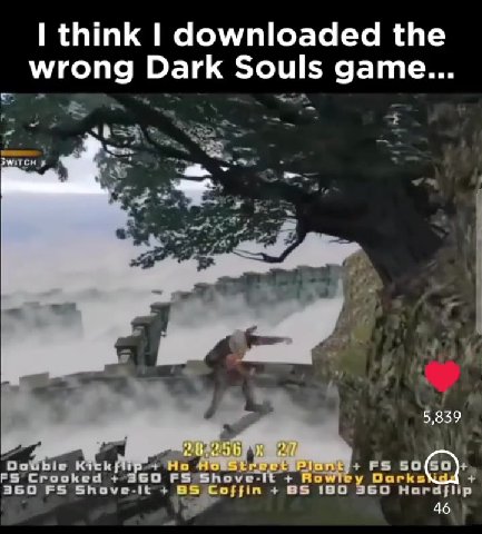 | think | downloaded the wrong Dark Souls game...