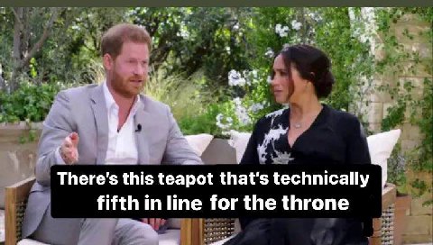 5 7 a Треге'$ this teapot that's technically fifth in line for the throne