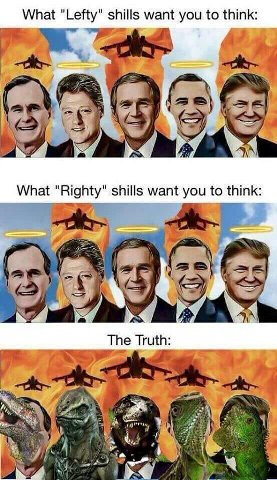 What shills ant you to think What "Righty" shills want you to think: