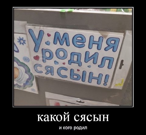 какой сясын и кого родил