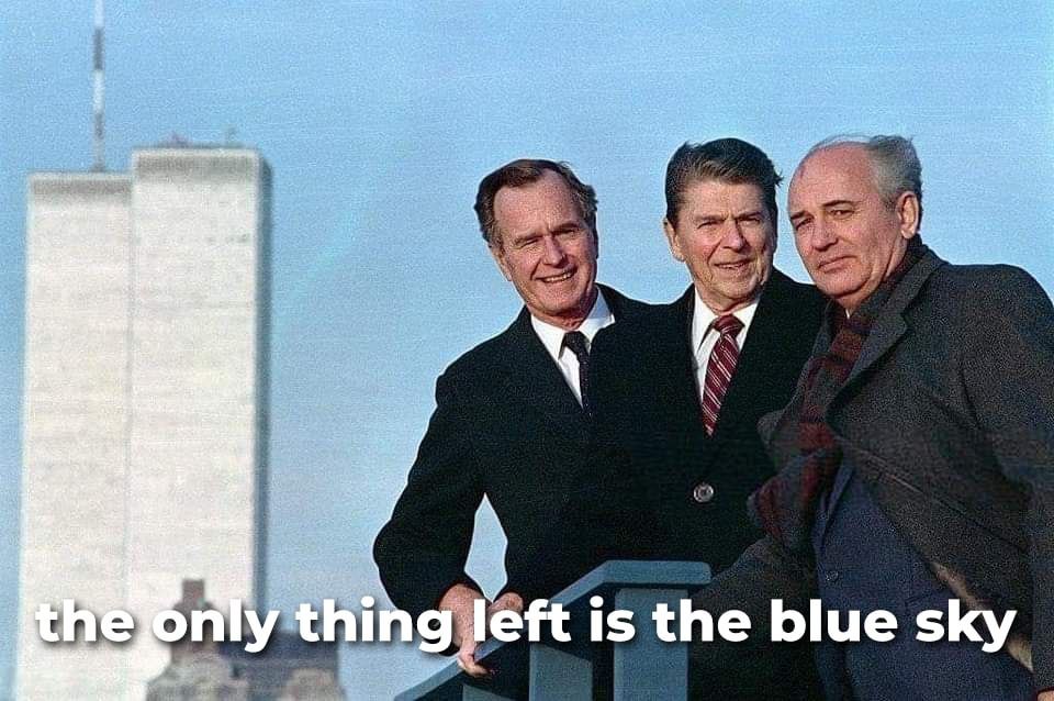 thing left is the blue sky