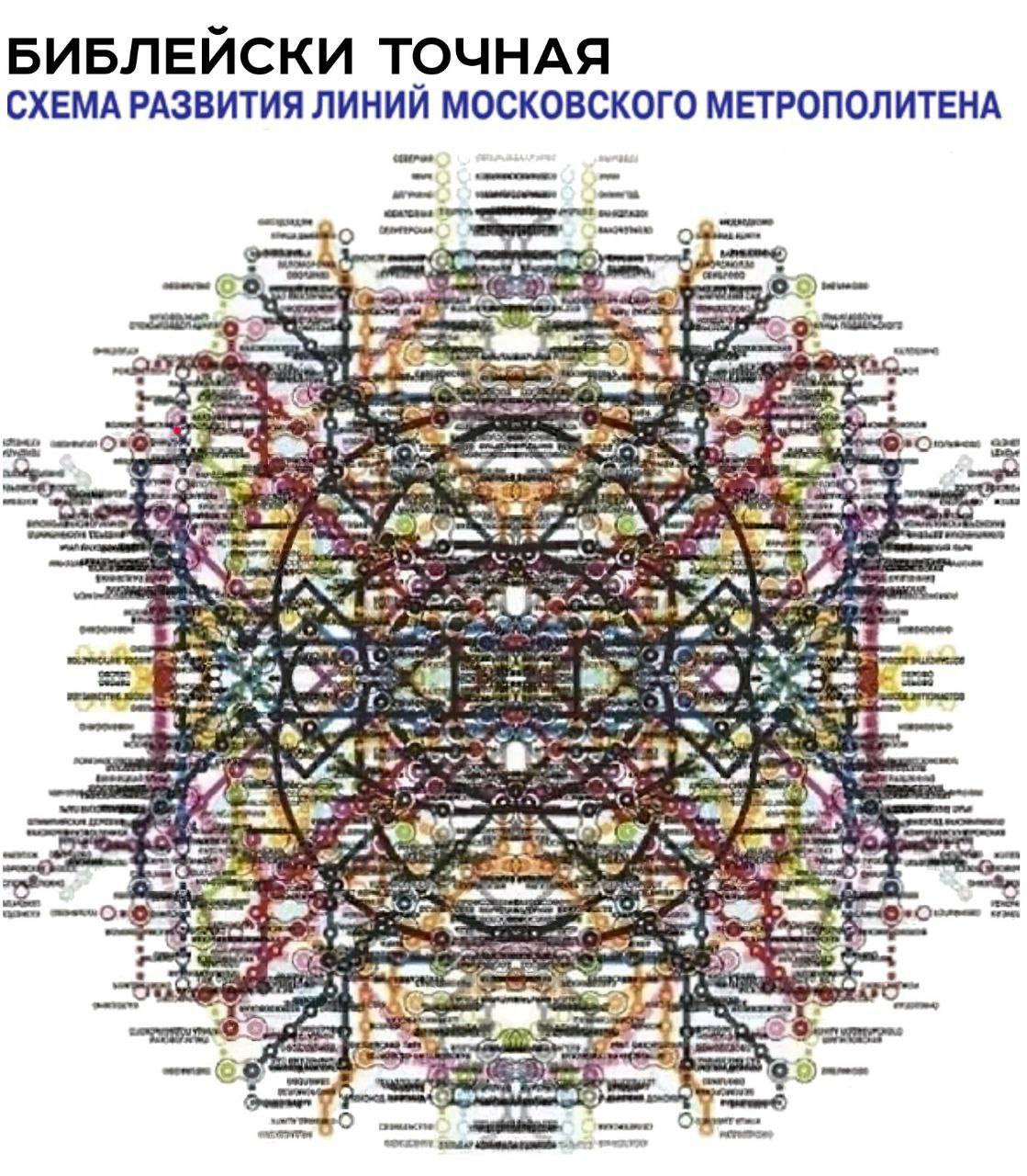 БИБЛЕЙСКИ ТОЧНАЯ СХЕМА РАЗВИТИЯ ЛИНИИ МОСКОВСКОГО МЕТРОПОЛИТЕНА one