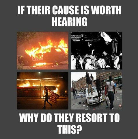 IF THEIR CAUSE IS WORTH HEARING WHY THEY RESORT то THIS?