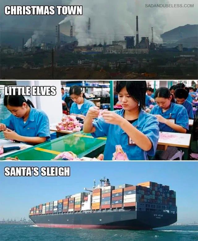 CHRISTMAS TOWN ЗАНТА'$ SLEIGH