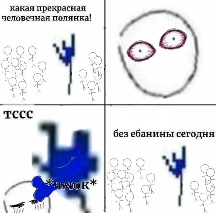 какая прекрасная человечная полянка! A А TCCC без ебанины сегодня