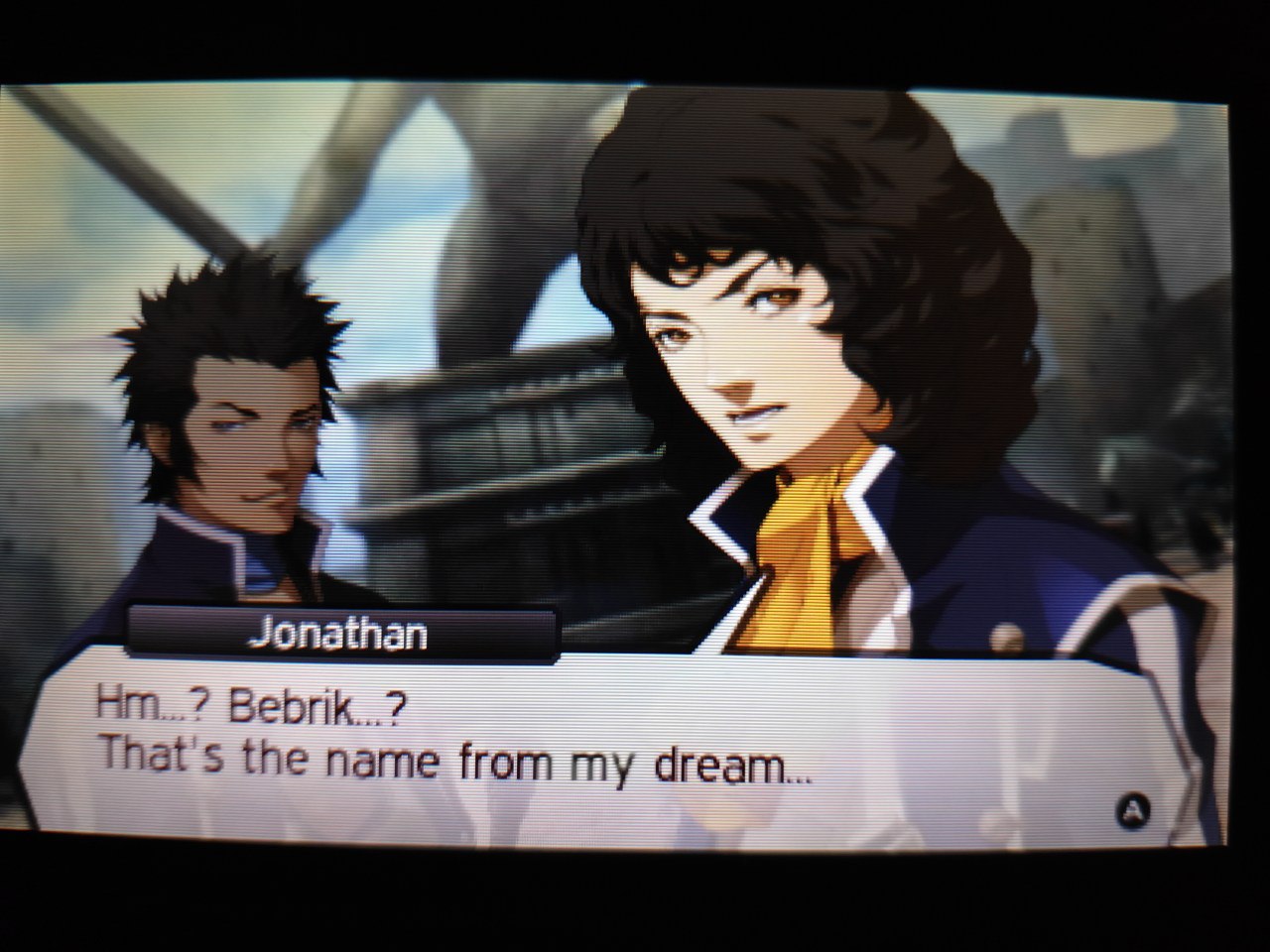 2 2 Jonathan Bebrik...? That's the name from my dream...