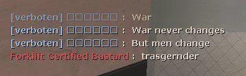 Warnever changes But men change trasgernder