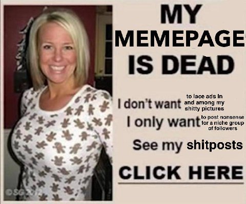 МЕМЕРАСЕ 15 DEAD want and among my ost nonsense only See my shitposts CLICK HERE