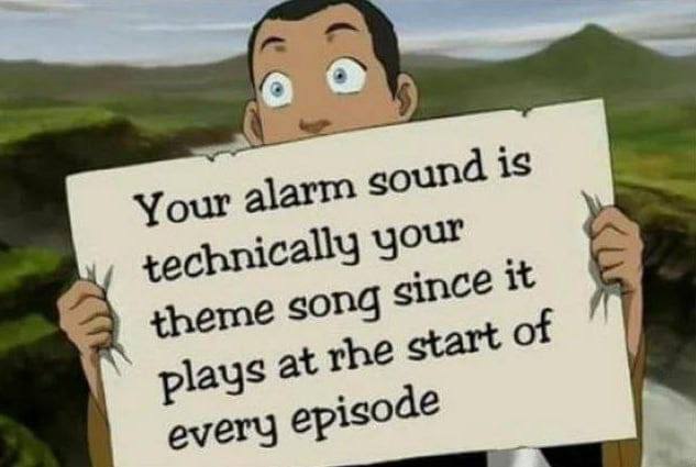 glarm sound 18 Your your song it Jays at every