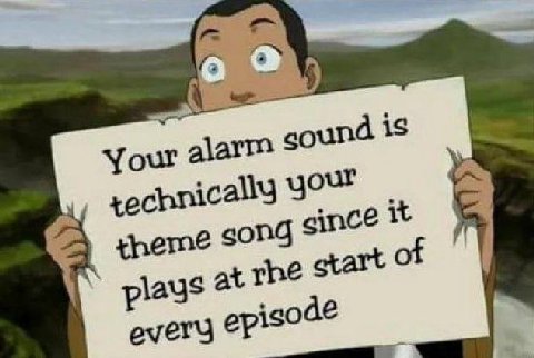 glarm sound 18 Your your song it Jays at every
