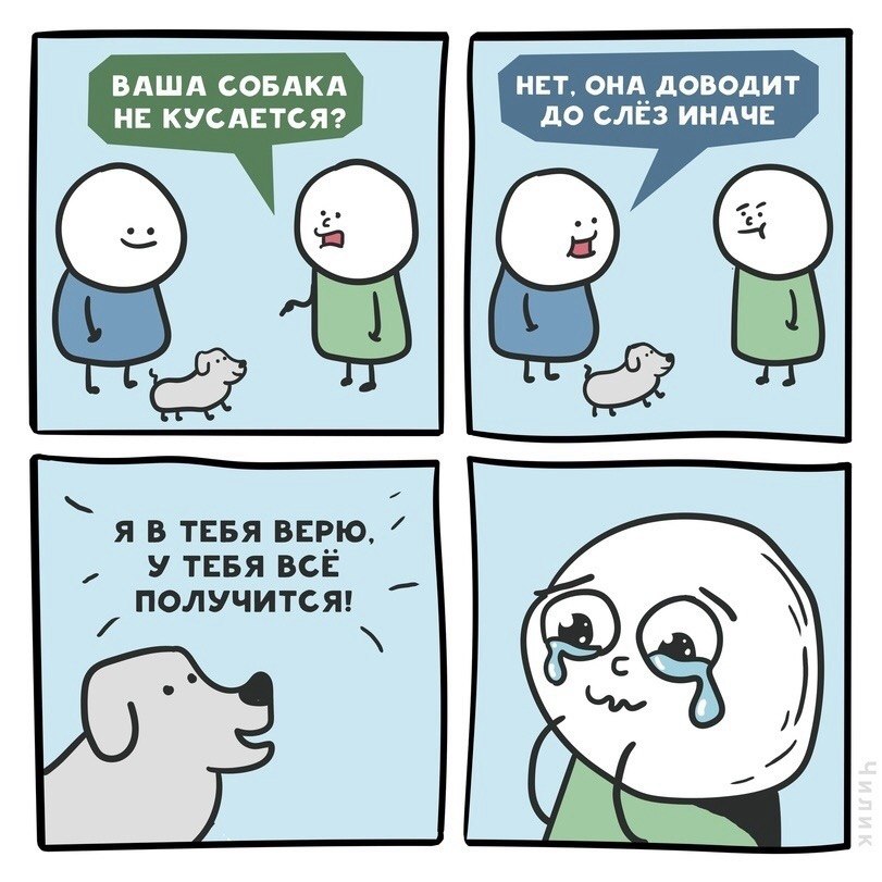ВАША СОБАКА НЕТ, ОНА ДОВОДИТ НЕ КУСАЕТСЯ? ДО СЛЕЗ ИНАЧЕ Я В ТЕБЯ ВЕРЮ, У ТЕБЯ BCE ПОЛУЧИТСЯ! AXA)