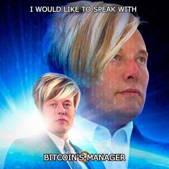 I WOULD LIKE TO SPEAK WITH BITCOIN