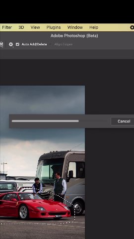 Filter 3D View Plugins Window Help О Adobe Photoshop (Beta) Selection... || Mask Shape Ey = + HE @ Auto Add/Delete Align Fives рии Сапсе! @ Thank you for your feedback to help improve our products.