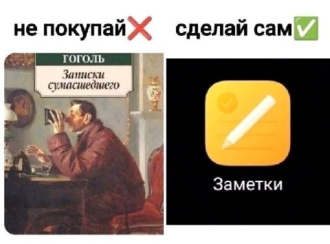 не покупай сделай сам Записки сумасшедшего Заметки