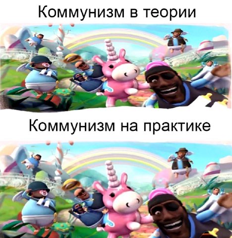 Коммунизм в теории 4. Коммунизм на практике