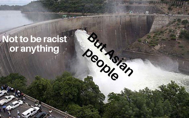 Not to be racist or anything