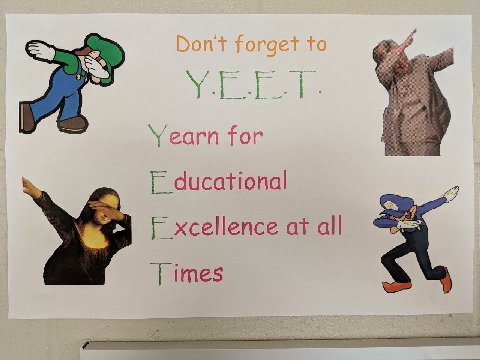 Yearn for ducational xcellence at all imes