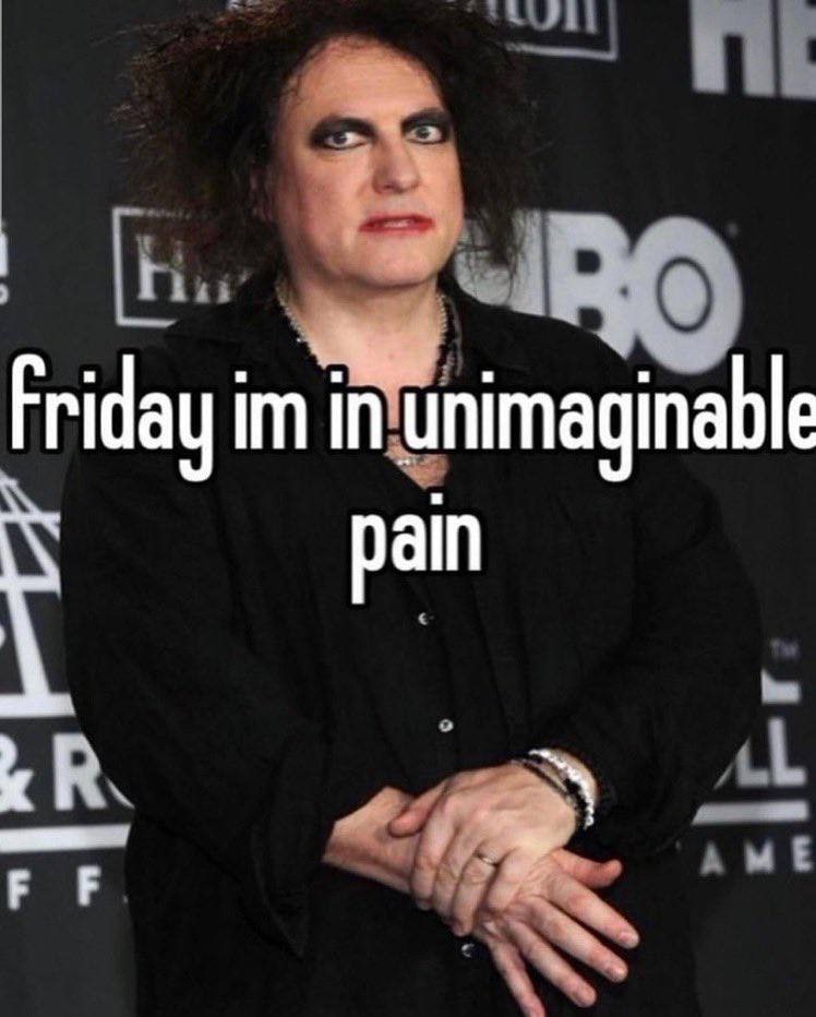 Friday in unimaginable pain