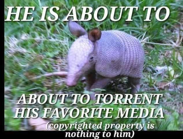 НЕ 15 ABOUT ТО ABOUT TO TORRENT HIS FAVORITE MEDIA nothing to him) hted property is