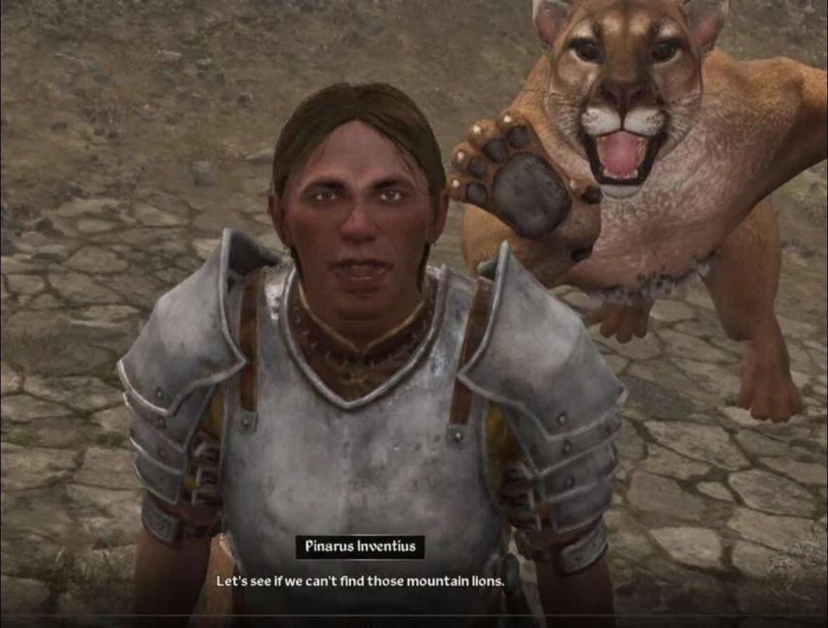 Pinarus Inventius Let's find those mountain lions.