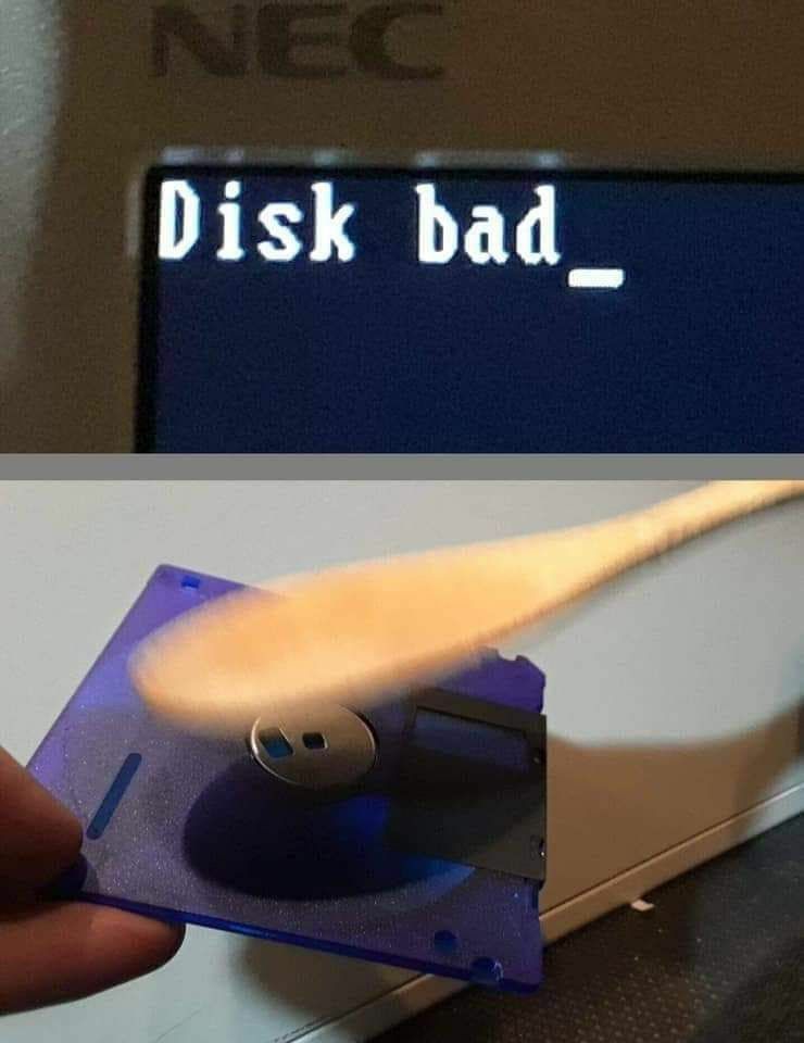 Disk bad_