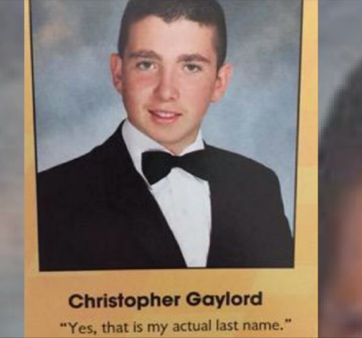 Christopher Gaylord “Yes, that is my actual last name