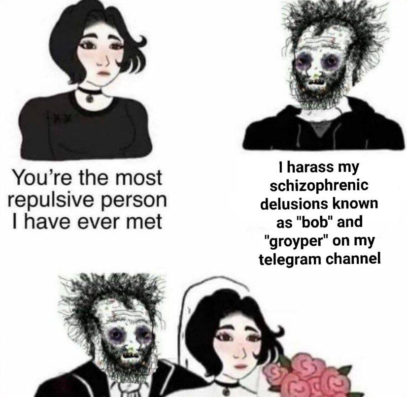 ade harass my You’re the most schizophrenic repulsive person delusions known have ever met as "bob" and "дгоурег" on my telegram channel