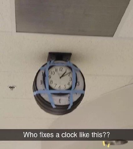 Who fixes а clock like this??